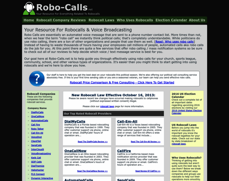 Robo-calls.net thumbnail