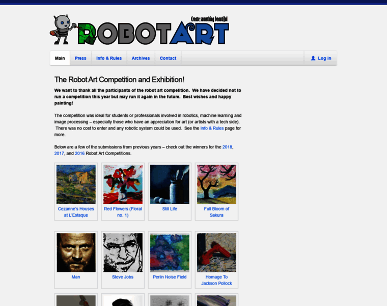 Robotart.org thumbnail
