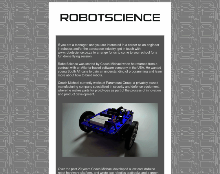 Robotscience.co.za thumbnail
