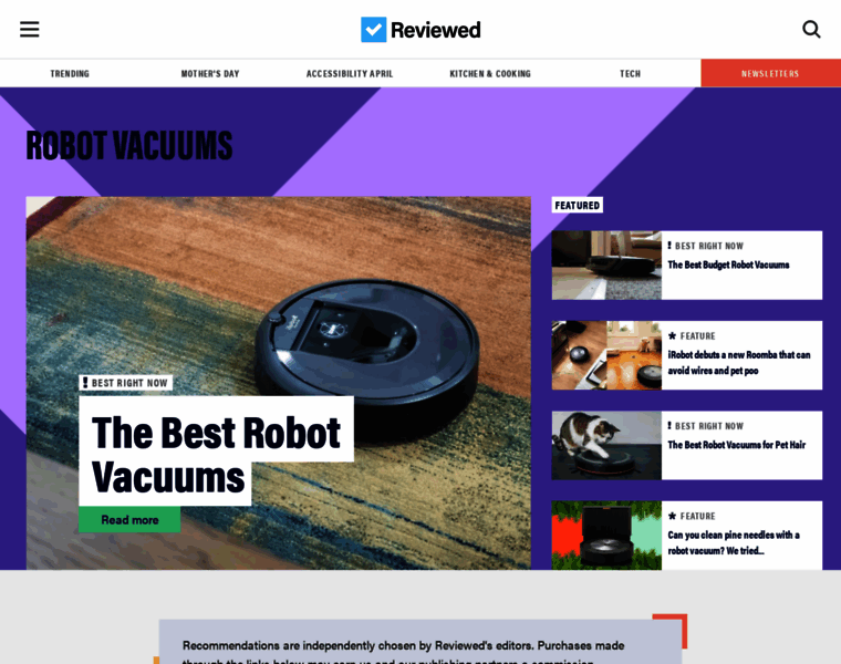 Robotvacuums.reviewed.com thumbnail