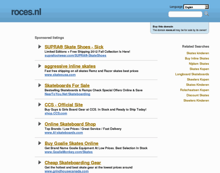 Roces.nl thumbnail