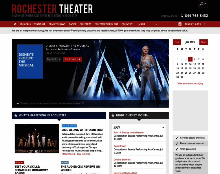 Rochester-theater.com thumbnail