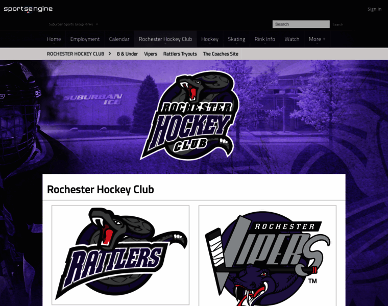 Rochesterhockeyclub.com thumbnail