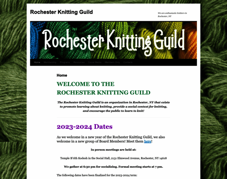 Rochesterknitting.org thumbnail