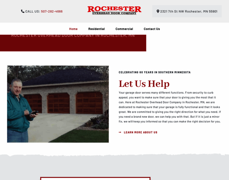 Rochesteroverheaddoor.com thumbnail