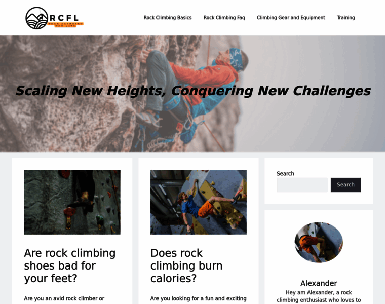Rock-climbing-for-life.com thumbnail
