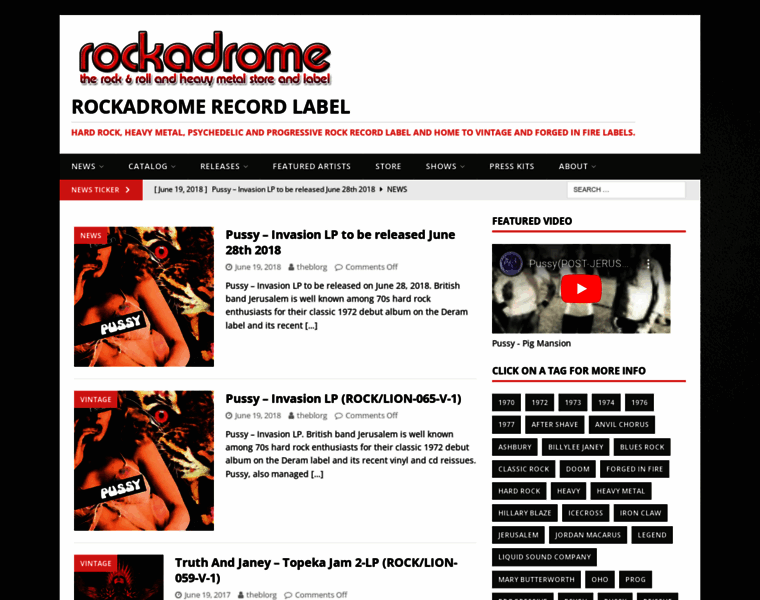 Rockadromerecords.com thumbnail