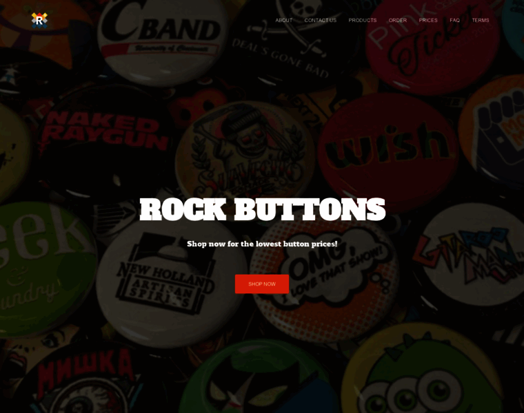 Rockbuttons.com thumbnail