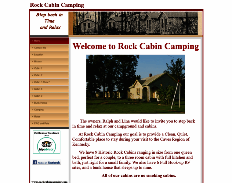 Rockcabincamping.com thumbnail