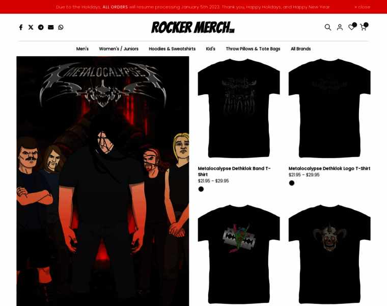 Rockermerch.com thumbnail