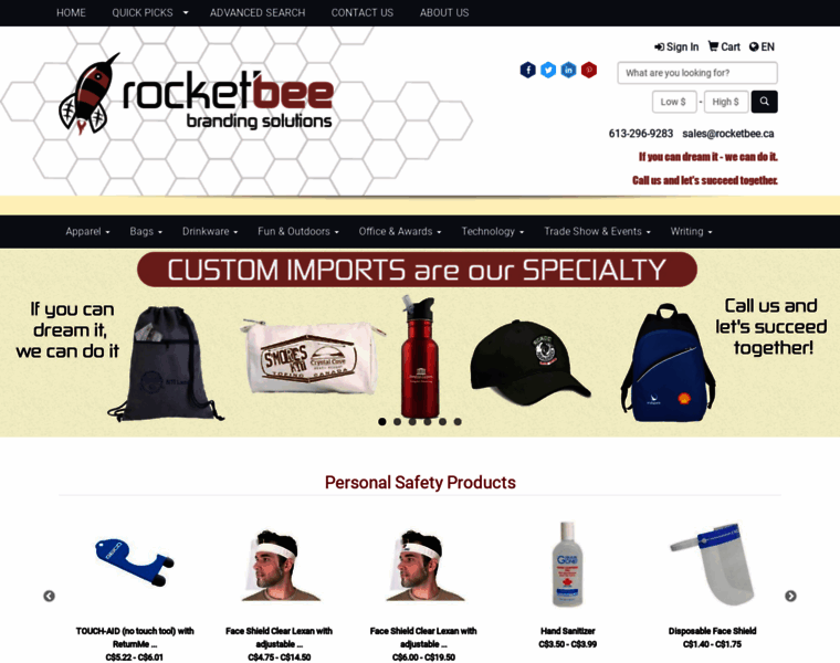 Rocketbee.ca thumbnail