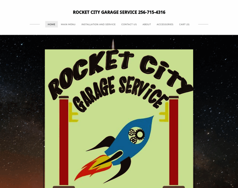 Rocketcitygarageservice.com thumbnail