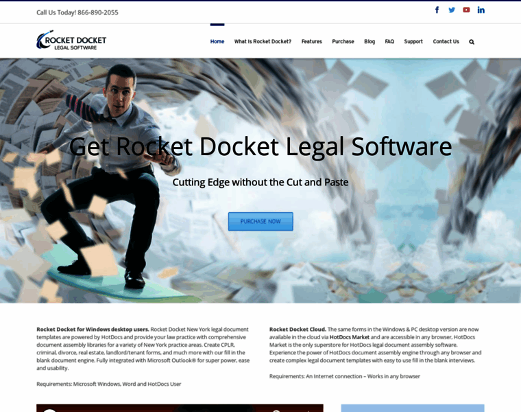 Rocketdocketlegalsoftware.com thumbnail