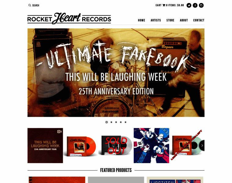 Rocketheartrecords.com thumbnail