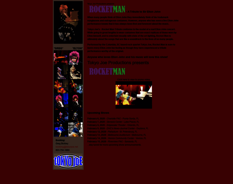 Rocketmantribute.com thumbnail
