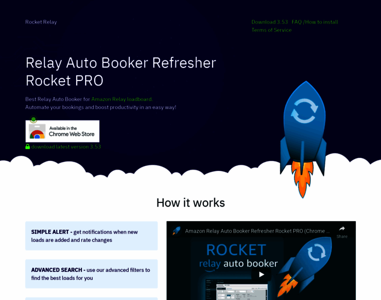 Rocketrelaybooker.com thumbnail