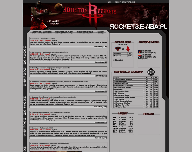 Rockets.e-nba.pl thumbnail Rockets.e-nba.pl thumbnail