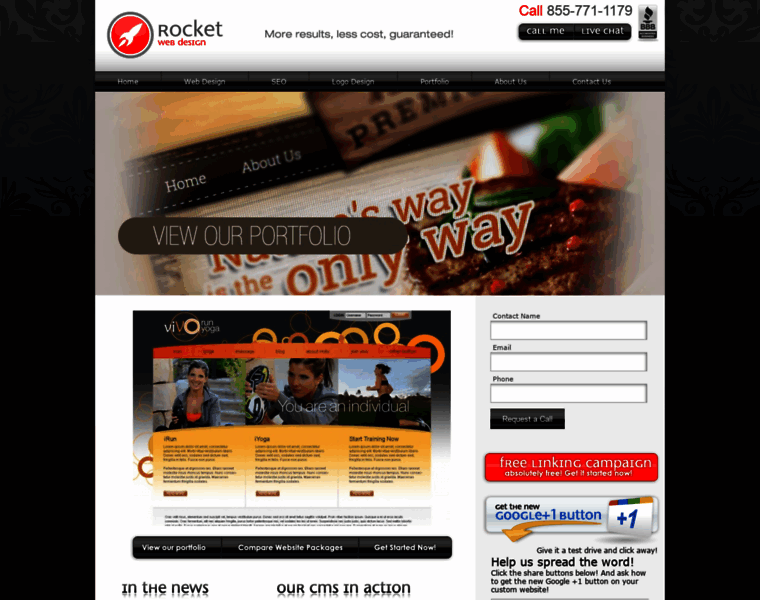Rocketwebdesign.com thumbnail
