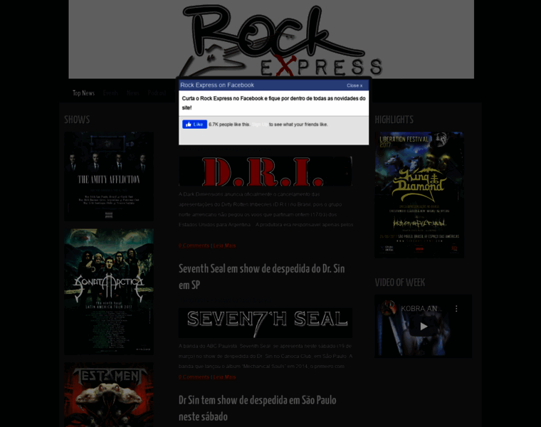 Rockexpress.net.br thumbnail