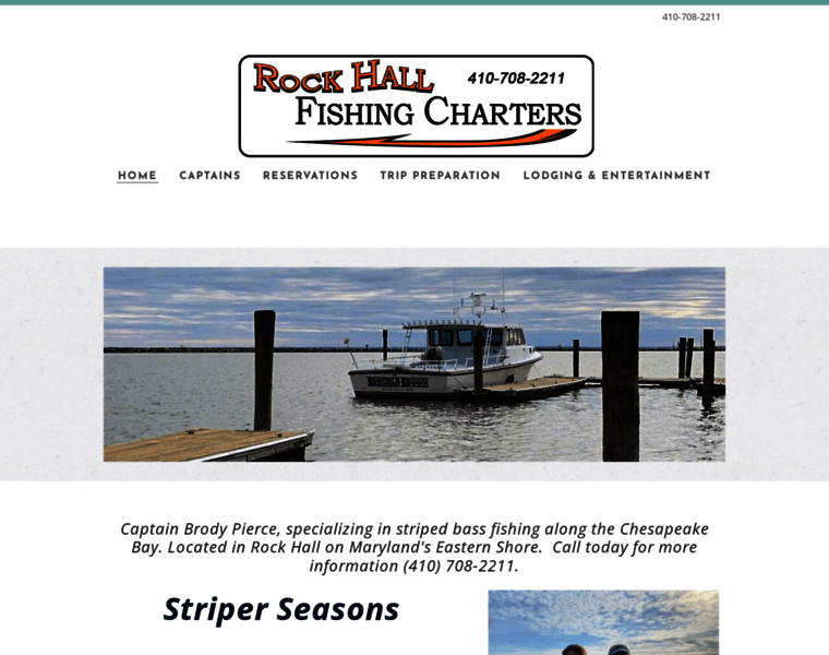 Rockhallfishingcharters.com thumbnail