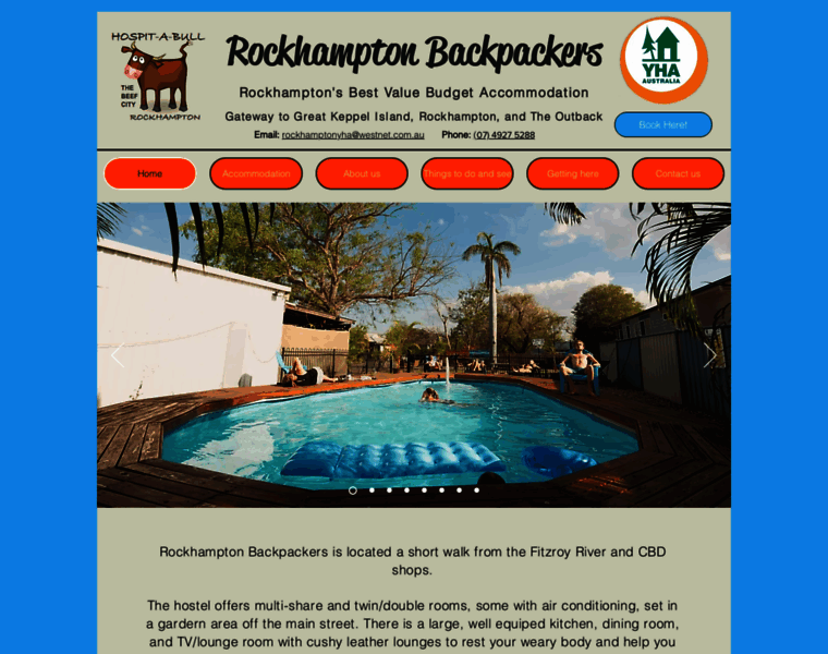Rockhamptonbackpackers.com.au thumbnail