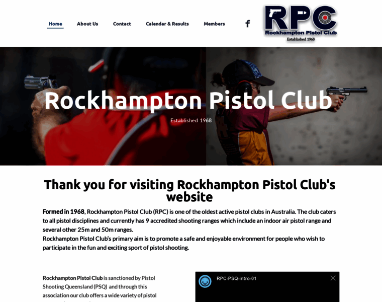Rockhamptonpistolclub.org.au thumbnail