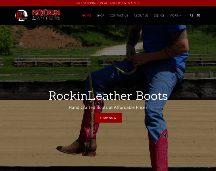 Rockinleather.com thumbnail
