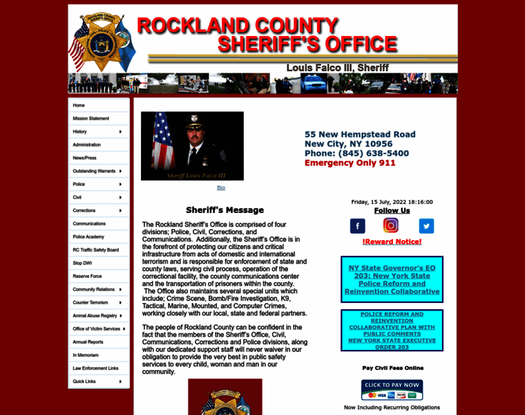 Rocklandcountysheriffoffice.com thumbnail