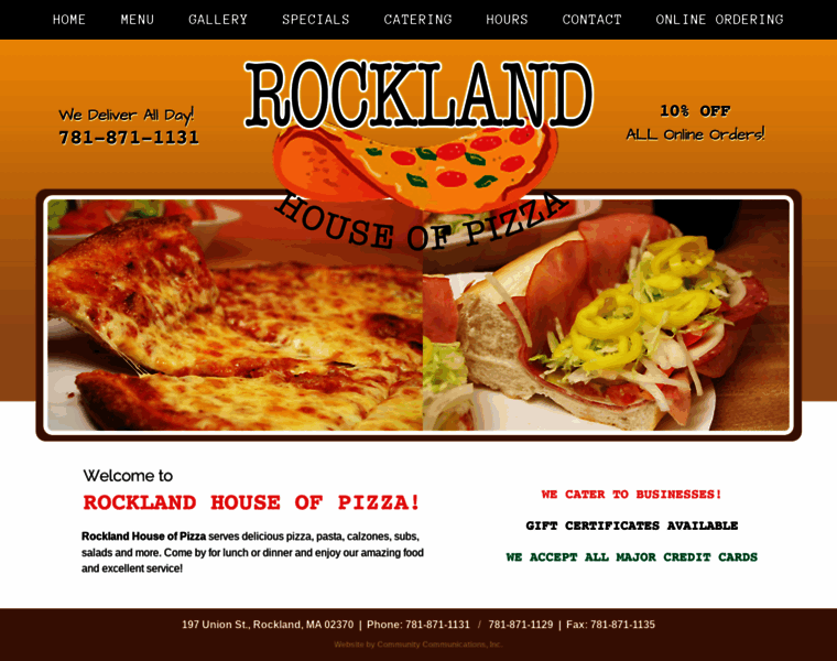 Rocklandhouseofpizza.com thumbnail