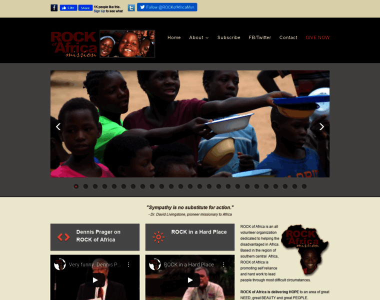 Rockofafrica.org thumbnail