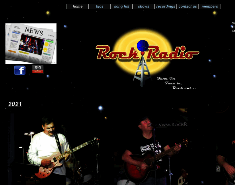Rockradioband.com thumbnail