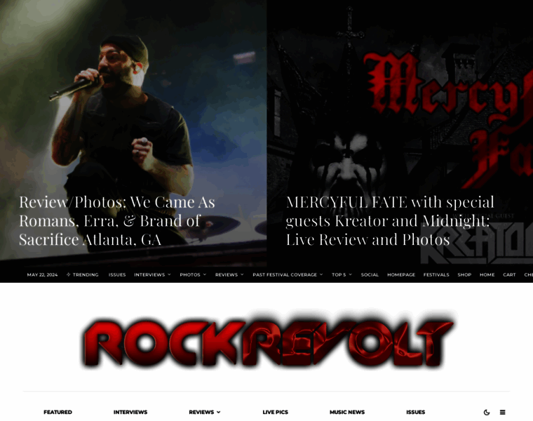 Rockrevoltmagazine.com thumbnail