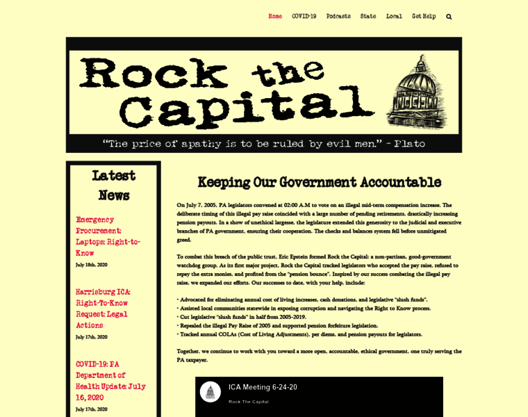 Rockthecapital.com thumbnail