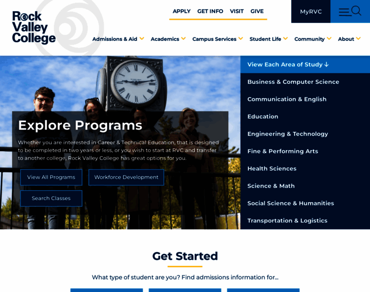 Rockvalleycollege.edu thumbnail