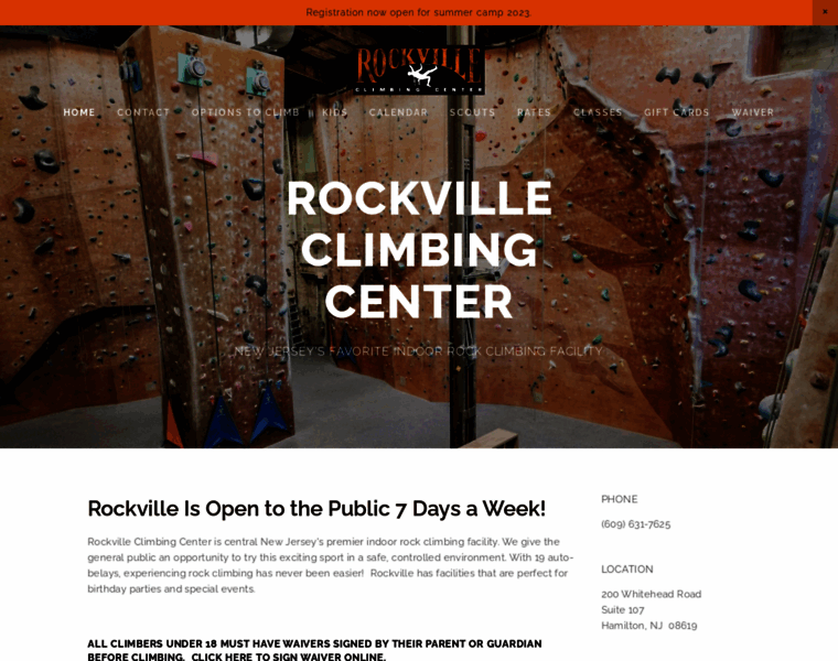 Rockvilleclimbing.com thumbnail