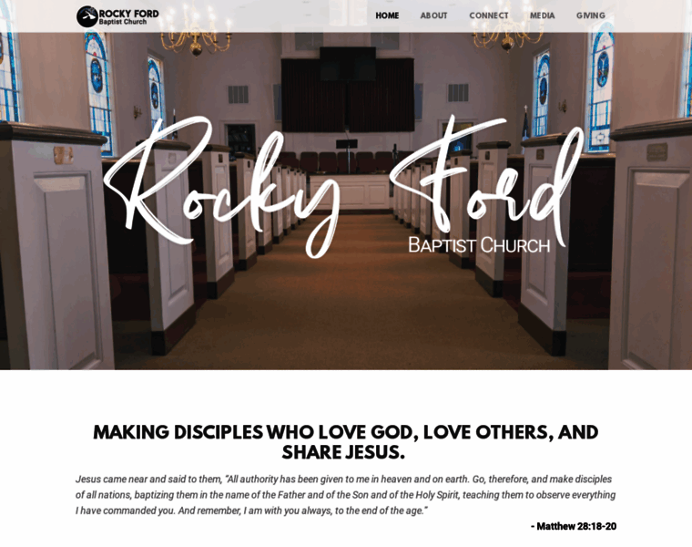 Rockyfordbaptist.com thumbnail