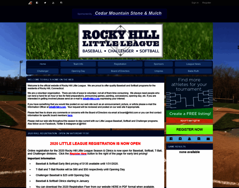 Rockyhilllittleleague.com thumbnail