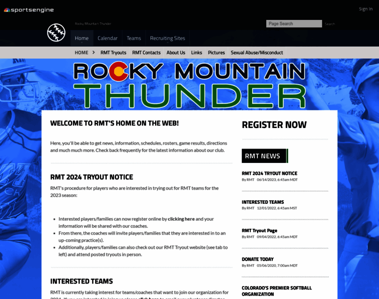 Rockymountainthunder.net thumbnail