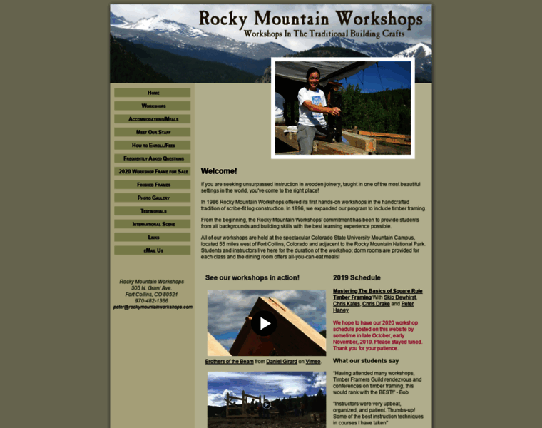 Rockymountainworkshops.com thumbnail