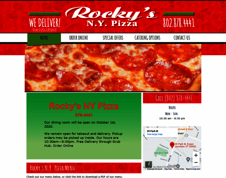 Rockysnypizza.com thumbnail