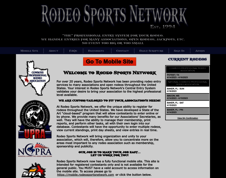 Rodeosportsnetwork.com thumbnail