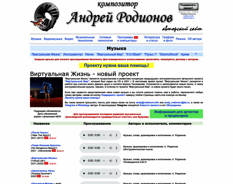 Rodionov.info thumbnail