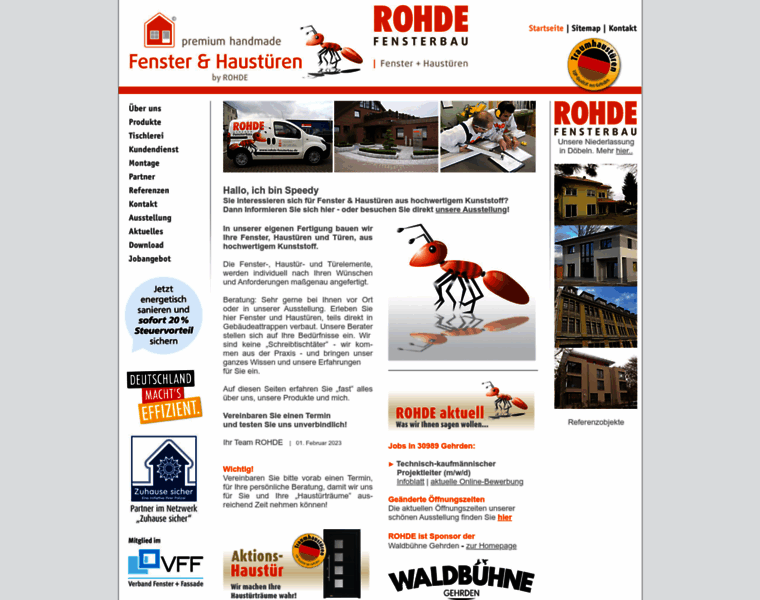Rohde-fensterbau.de thumbnail