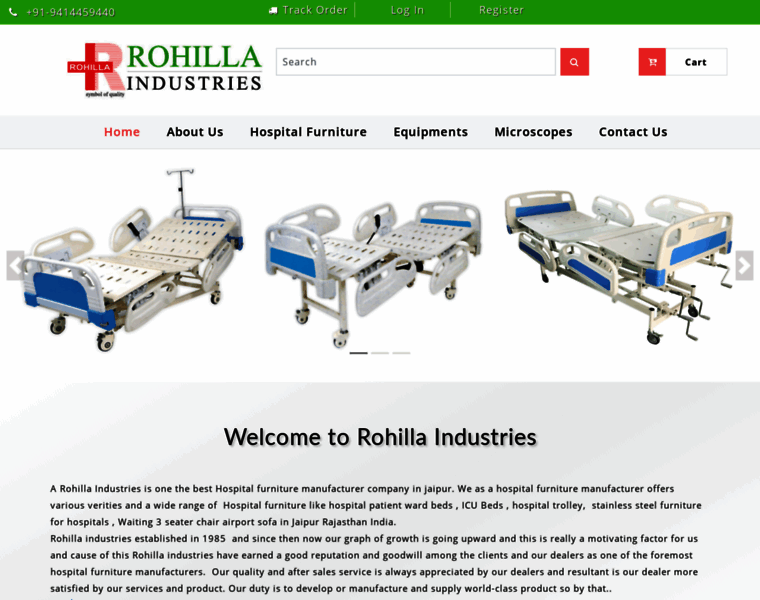 Rohillaindustries.com thumbnail