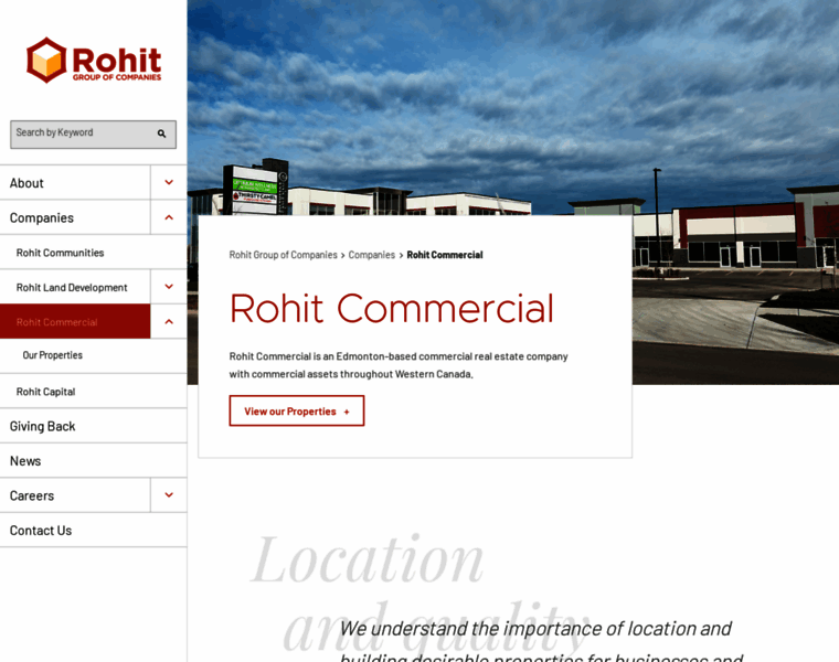 Rohitcommercial.com thumbnail