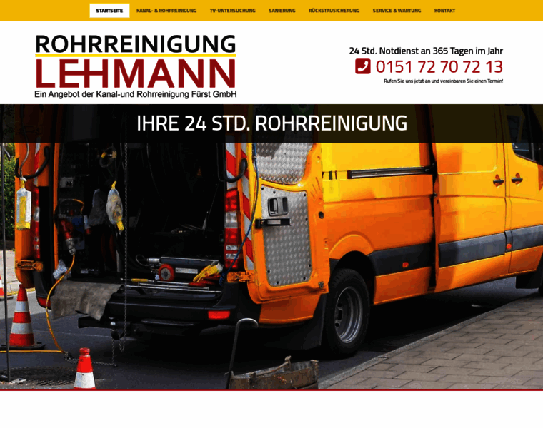 Rohrreinigung-lehmann.de thumbnail