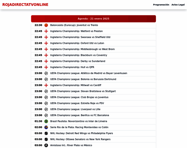 Rojadirectvonline.sx thumbnail Rojadirectvonline.sx thumbnail