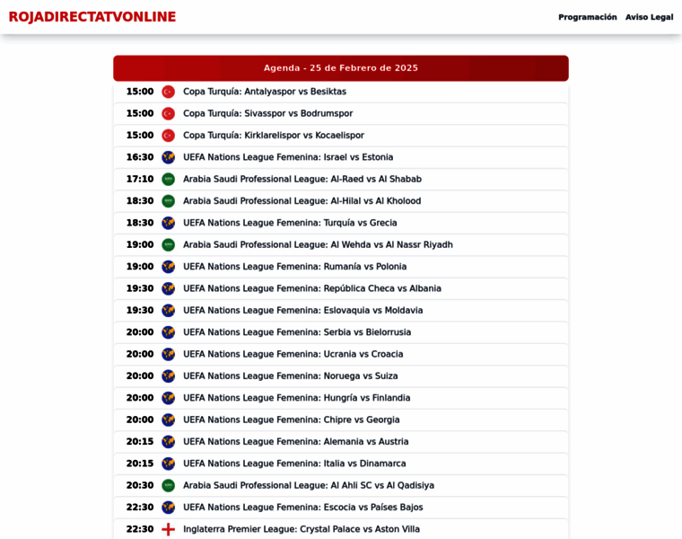 Rojadirectvonline.uk thumbnail Rojadirectvonline.uk thumbnail