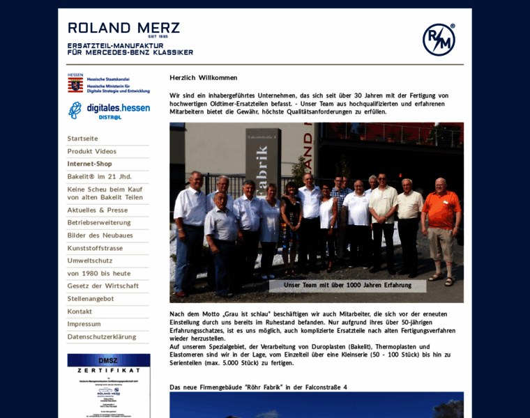 Roland-merz.de thumbnail