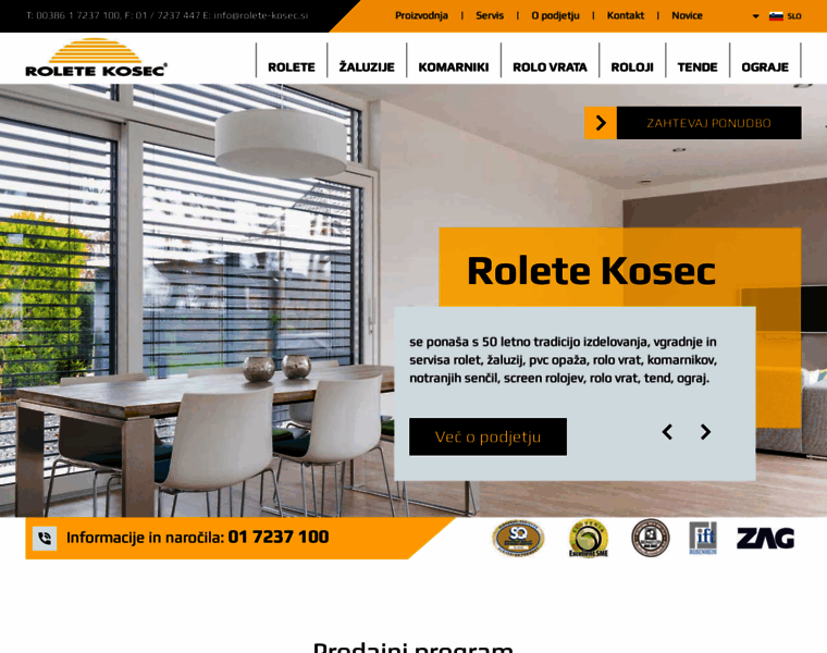 Rolete-kosec.si thumbnail